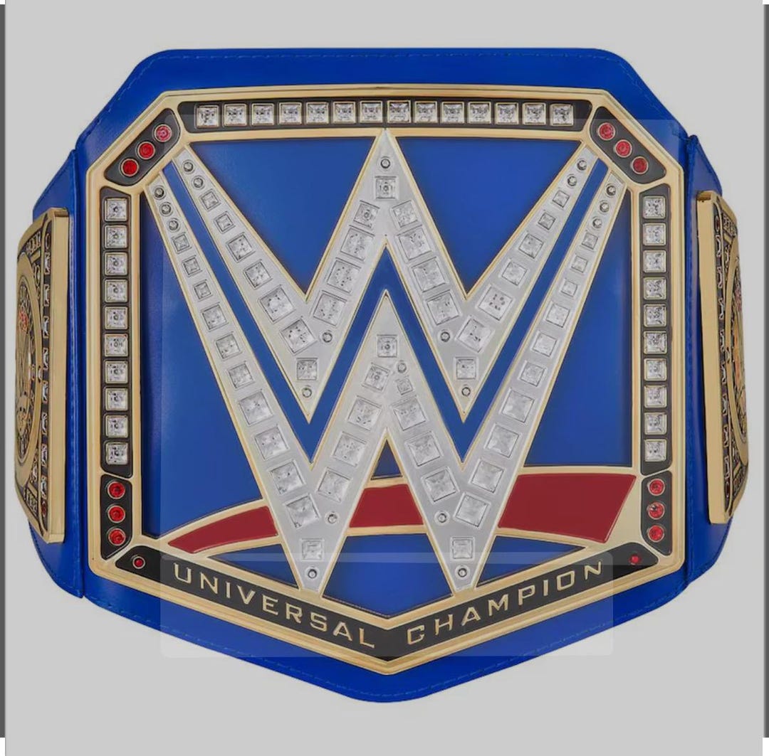 WWE Universal Title Custom Colors - Etsy