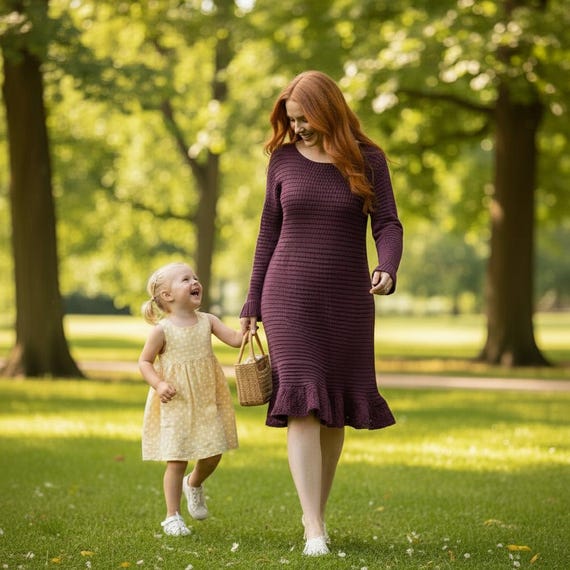 ruffle sleeve knitting dress FO] This little dress is begging to be twirled in  : r/knitting