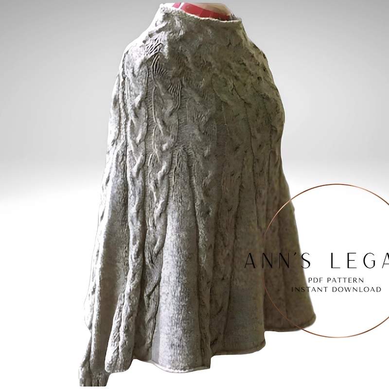 Cable Poncho