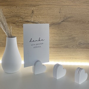 Herz Fotohalter, Kartenhalter, Visitenkarten, Raysin, Platzkarten, Tischkarten, Menükarten, Hochzeit, Gastgeschenk, Erinnerung