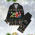 Christmas Super Mario Pajamas, Funny Santa Mario Yoshi Holiday Pajamas, Video Game Kid Pjs, Mario Gaming Xmas Pyjamas, Xmas Holiday product logo