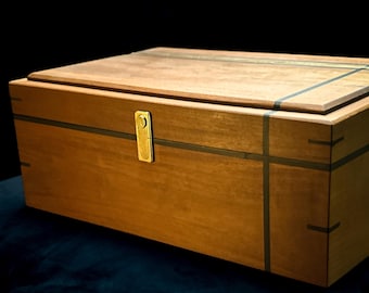Custom humidor - solid wood, handmade any size or style can be accommodated.