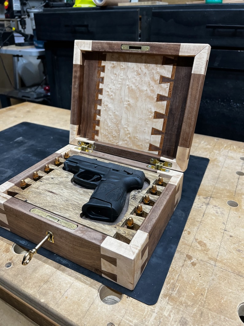 Custom Handgun Display Box / Personalized / Firearm Keepsake Box / as ...