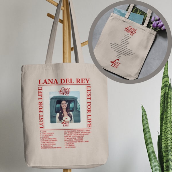 Lana Del Rey | Lust For Life Album | Concert Merch Shirt | New Album | Fans Shirt Gift | Music Lover Gift | World Tour | Tote Bag