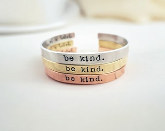 Be Kind Of A Bitch Bracelet, Be Kind Jewerly, Be Kind Of A Bitch, Secret Message Bracelet Funny, Gift For Sarcastic Friend, Affirmation Gift