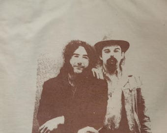 Pigpen and Jerry tan gildan  t shirt grateful dead