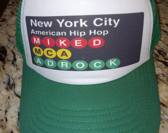 Beastie Boys Green trucker hat