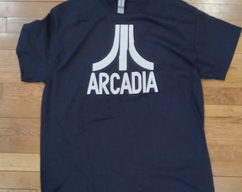 Goose Arcadia Black 100% cotton Gildan t shirt