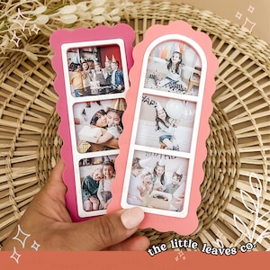 Acrylic Fridge Frame Magnet Keepsake Picture Frame Gift Family and Baby Photo Frame for Milestones