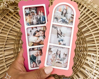 Acrylic Fridge Frame Magnet Keepsake Picture Frame Gift Family and Baby Photo Frame for Milestones