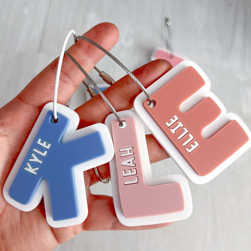 📚Free Personalization📚Custom Name Backpack Tags for Back to School Gift Personalized Daycare Tag for Lunch Bag