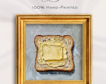 チーズの絵画 食べ物の絵画 オリジナルの油絵 新聞アート カマンベール