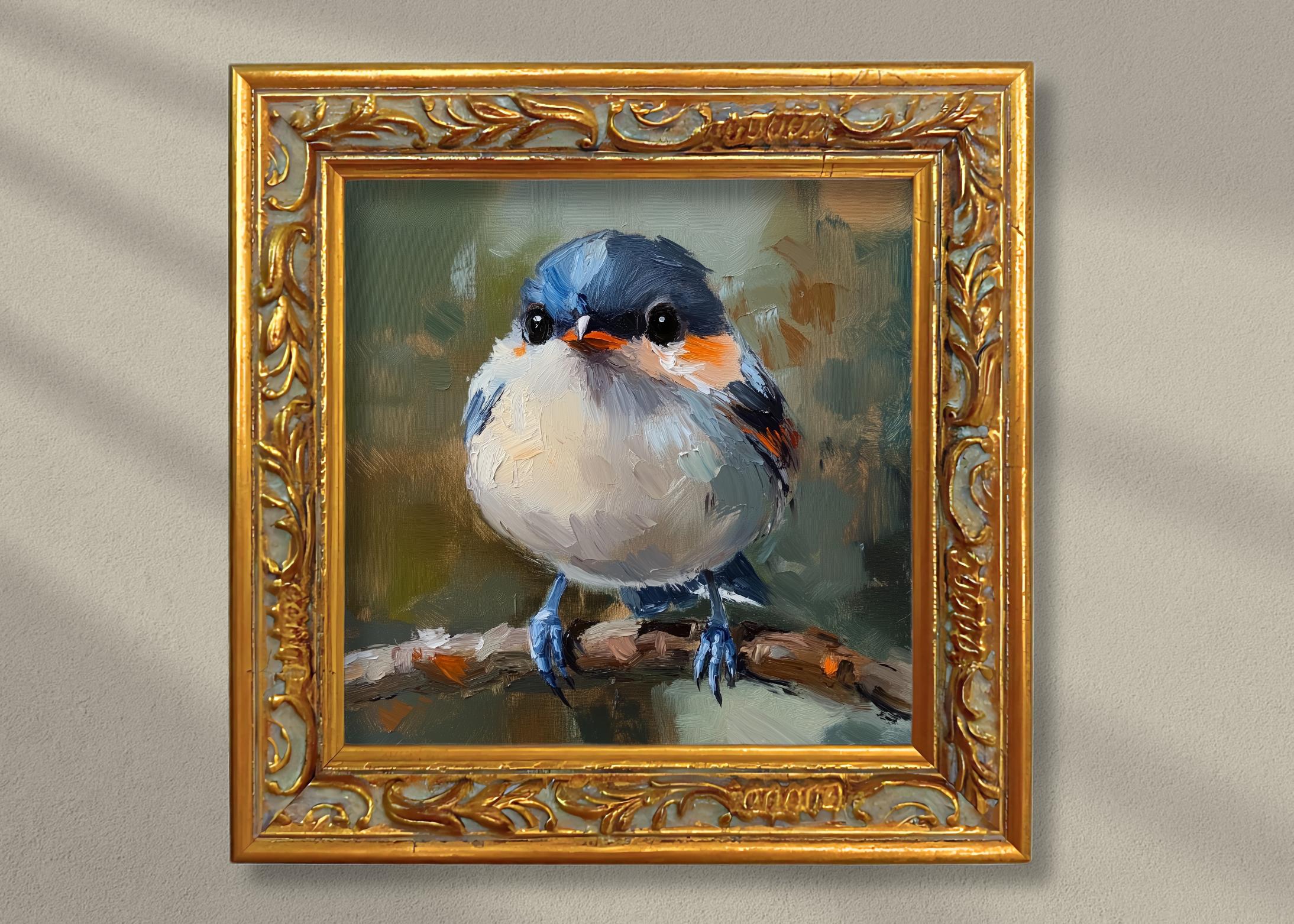 Bluebirds and Vintage Frames - Etsy