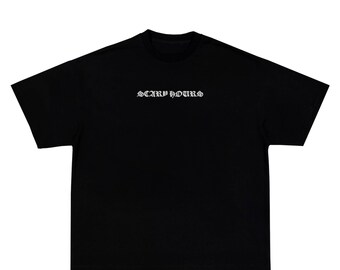 scary hours black premium heavyweight tee