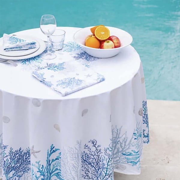 Turquoise Tablecloth Etsy