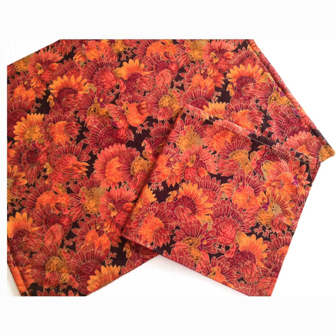 Turkey Placemats and Turkey Napkins Thanksgiving Placemats Etsy