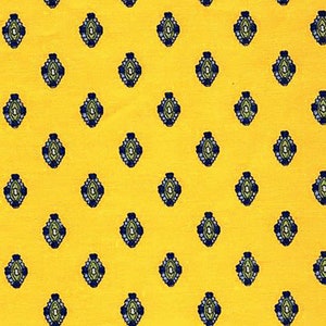 Set of French Provence Yellow and Blue Napkins 画像 2
