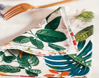 Bright and Colorful Tropical Napkins