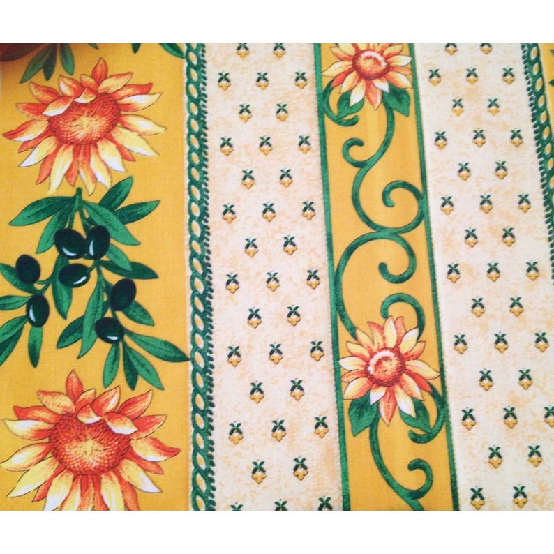 French Country Sunflower on Yellow Placemats and Napkins Etsy
