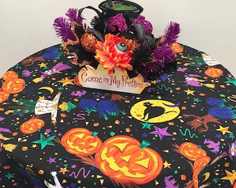 Spooky but Fun Halloween Tablecloth