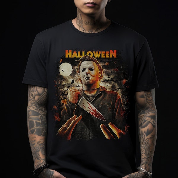 Halloween Michael Myers Unisex T-Shirt XS - 5X