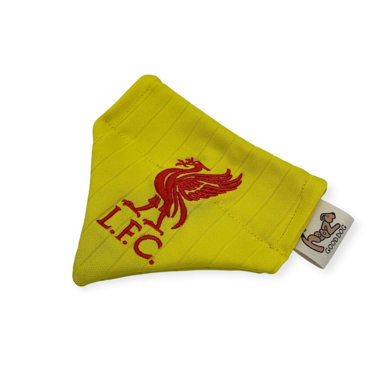 Nike Liverpool FC Dog Bandana small Bright Yellow Red Football Club Team Etsy