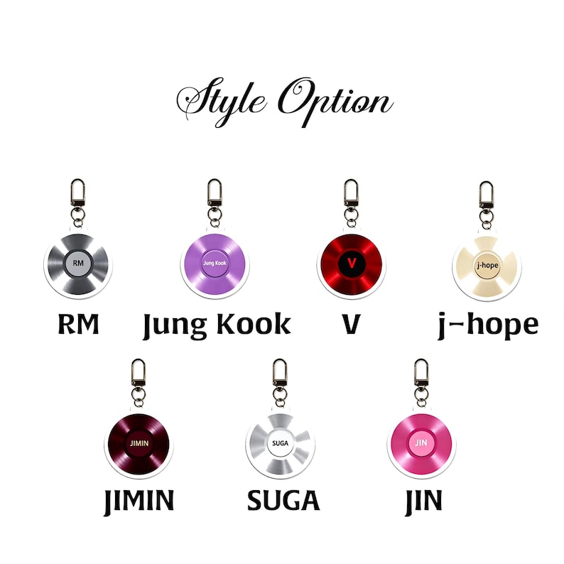 BTS Arirang Album Vinyl Record CD Keychain, K-pop Personalized Fan Merch, Keychain DIY accessories, Gift forARMY image 6