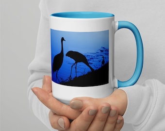 Sandhill Sillouhette Coffee Mug, 11 oz or 15oz