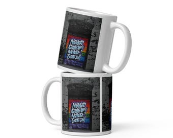 Never! - White glossy mug
