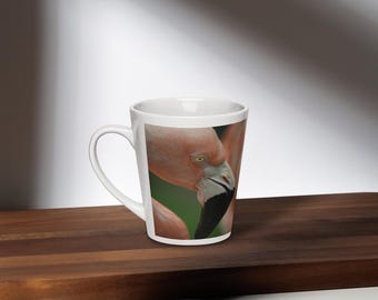 Pink Flamingo Latte mug
