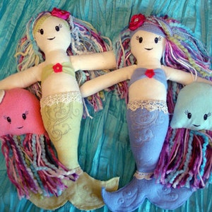 Mermaid Doll Tutorial, Sewing Pattern image 3