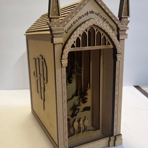 Zauberer Spiegel Buch Nook DIY Kit