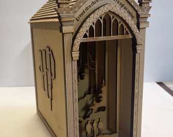 Kit de bricolaje Wizard Mirror Book Nook