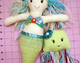 Mermaid Doll Tutorial, Sewing Pattern