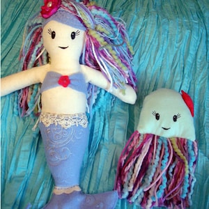 Mermaid Doll Tutorial, Sewing Pattern image 2