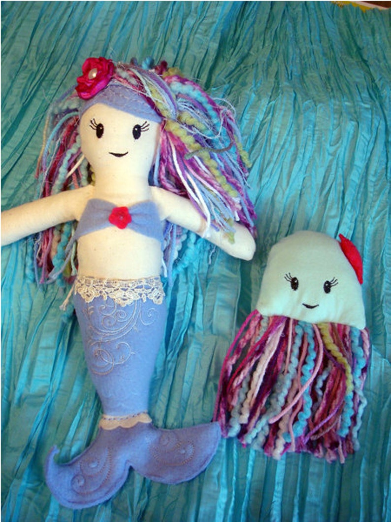 Mermaid Doll Tutorial, Sewing Pattern image 2