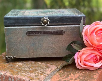 Jewelry / Trinket Box - “Journey in Bloom”