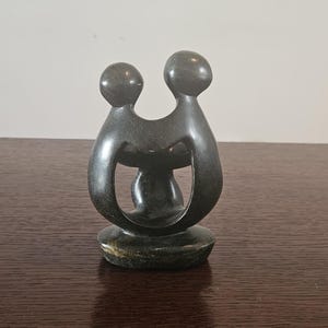 African SoapStone 3 Family Scuplture