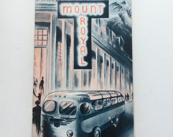 Vintage Banff Mount Royal Hotel Brochure Alberta Canada circa 1948