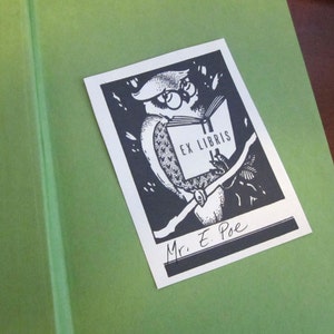 Ex Libris Sign Owl Stock Illustration - Download Image Now - Owl, Archival,  Old-fashioned - iStock