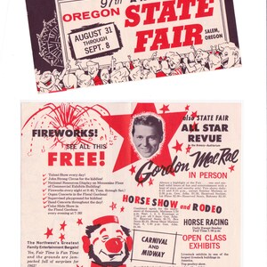 Oregon History Vintage Ephemera Set Oregon Exposition, Oregon Fair 1962, 100 Anniversary Booklet image 3