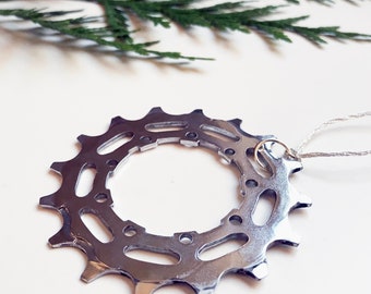 Bicycle Gear Holiday Ornament | Gear Ornament | Bike Tree Ornament