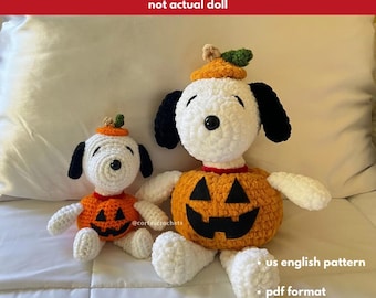 Dog in pumpkin PATTERN