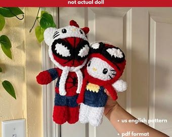 Spider Hero & Kitty Duo Bundle PATTERNS