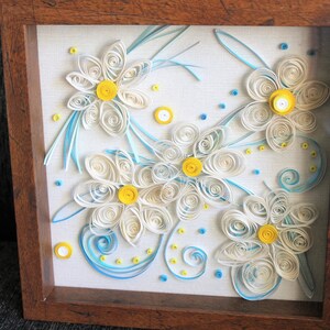 Quilled Paper Framed Wall Art