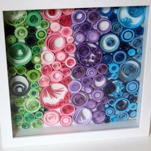 Quilled Paper Framed Wall Art