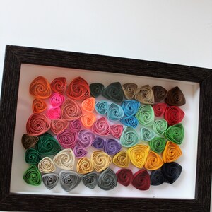 Quilled Paper Framed Wall Art