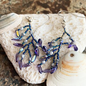Coral Dangle Earrings