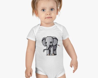 Pixel Art Is For Babies Now. Onesie® Organic Baby Bodysuit