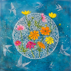 Print - Limited Edition - "Fragile" - Mischtechnik enkaustisch